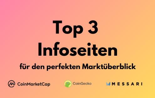 Top 3 Informationsseiten für Kryptowährungen